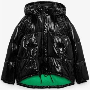 ZARA PADDED JACKET BLACK
